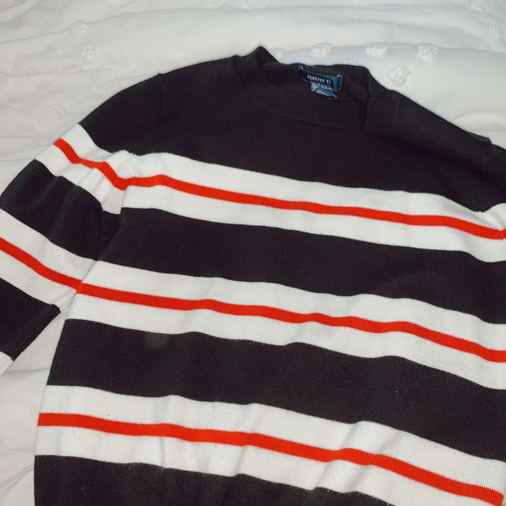 forever 21 striped sweater